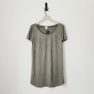South Moon Under Olive Green T-Shirt Dress